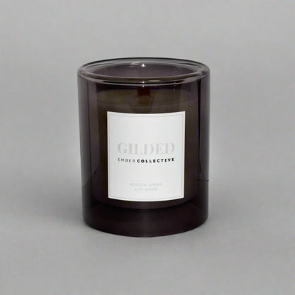 Golden Amber & Wood | Luxury Soy Candle | Ember Collective